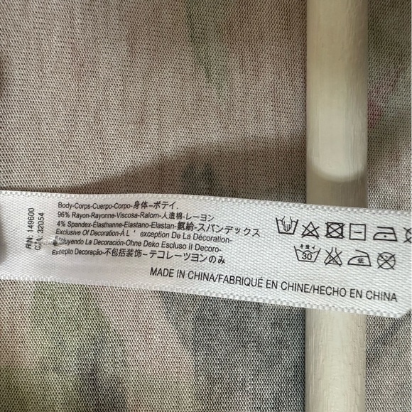 Flora Nikrooz Floral Knit Robe In Dusty Pink Size M - Picture 9 of 9